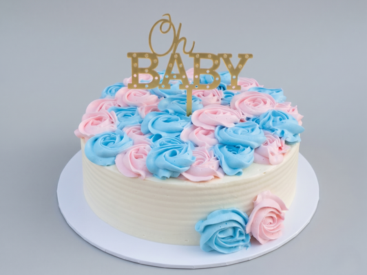 BS-208 Pink n Blue Roses #1