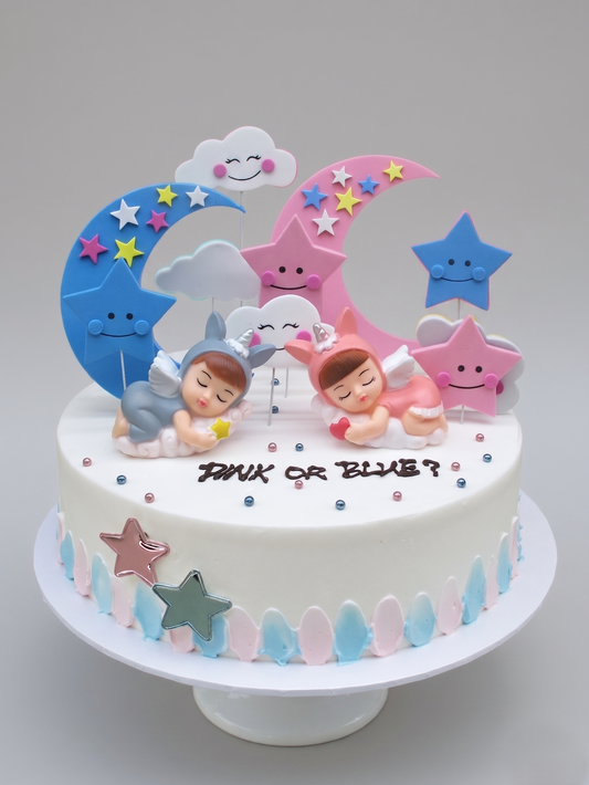BS-223  Babies with Smiling Clouds