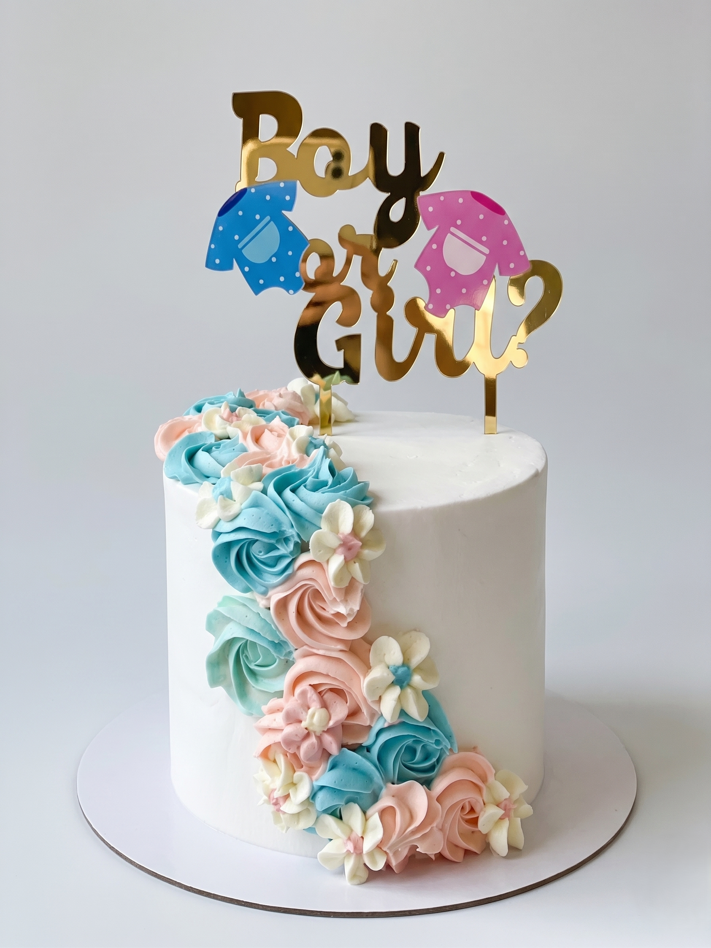 BS-261 Pink & Blue Floral
