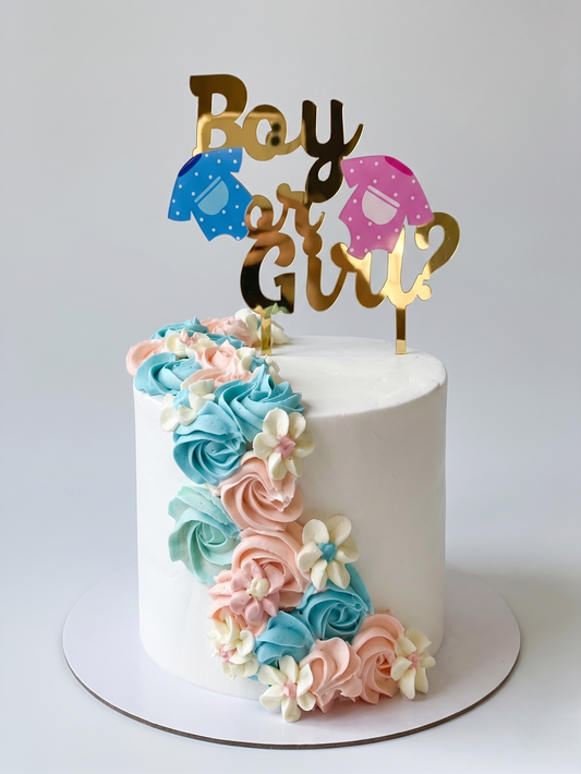 BS-261 Pink & Blue Floral