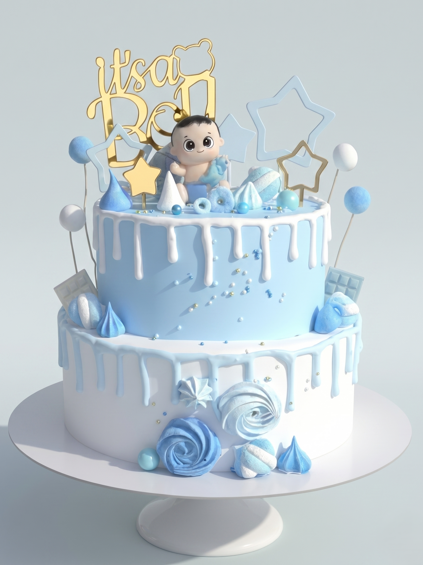 BS-424  Baby Boy with Star Picks