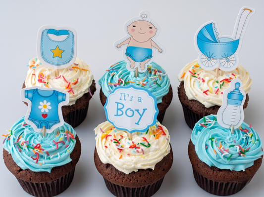 BSC-001 Baby Shower Cupcake 01