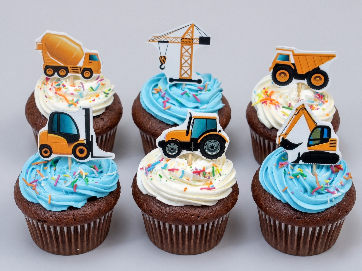 CP-142 Construction Work Pick Cupcake
