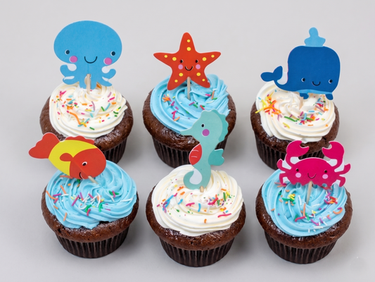 CP-176 Sea Creature Pick Cupcake