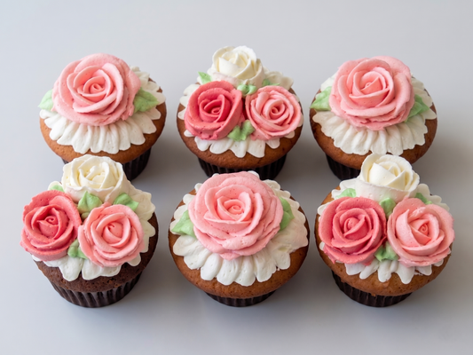 CP-201 Buttercream Roses #1 Cupcake