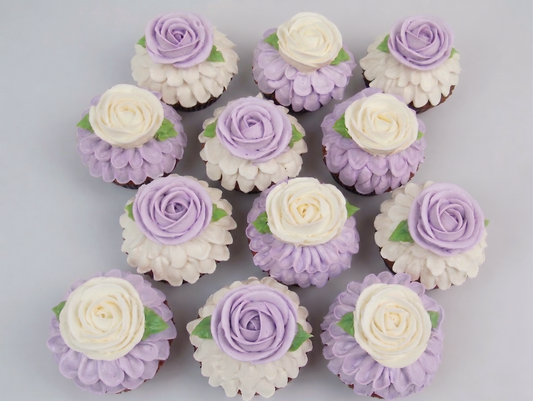 CP-205 Buttercream Roses #5 Cupcake