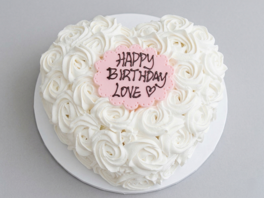 LV-15 Pink Plaque  Heart Shaped Roses