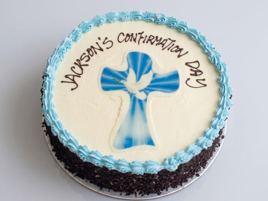 RE-003 Blue Confirmation Cross Image