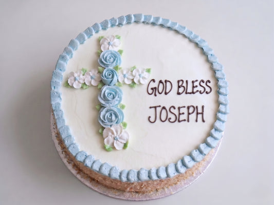 RE-005 Blue Rose Banquet Cross