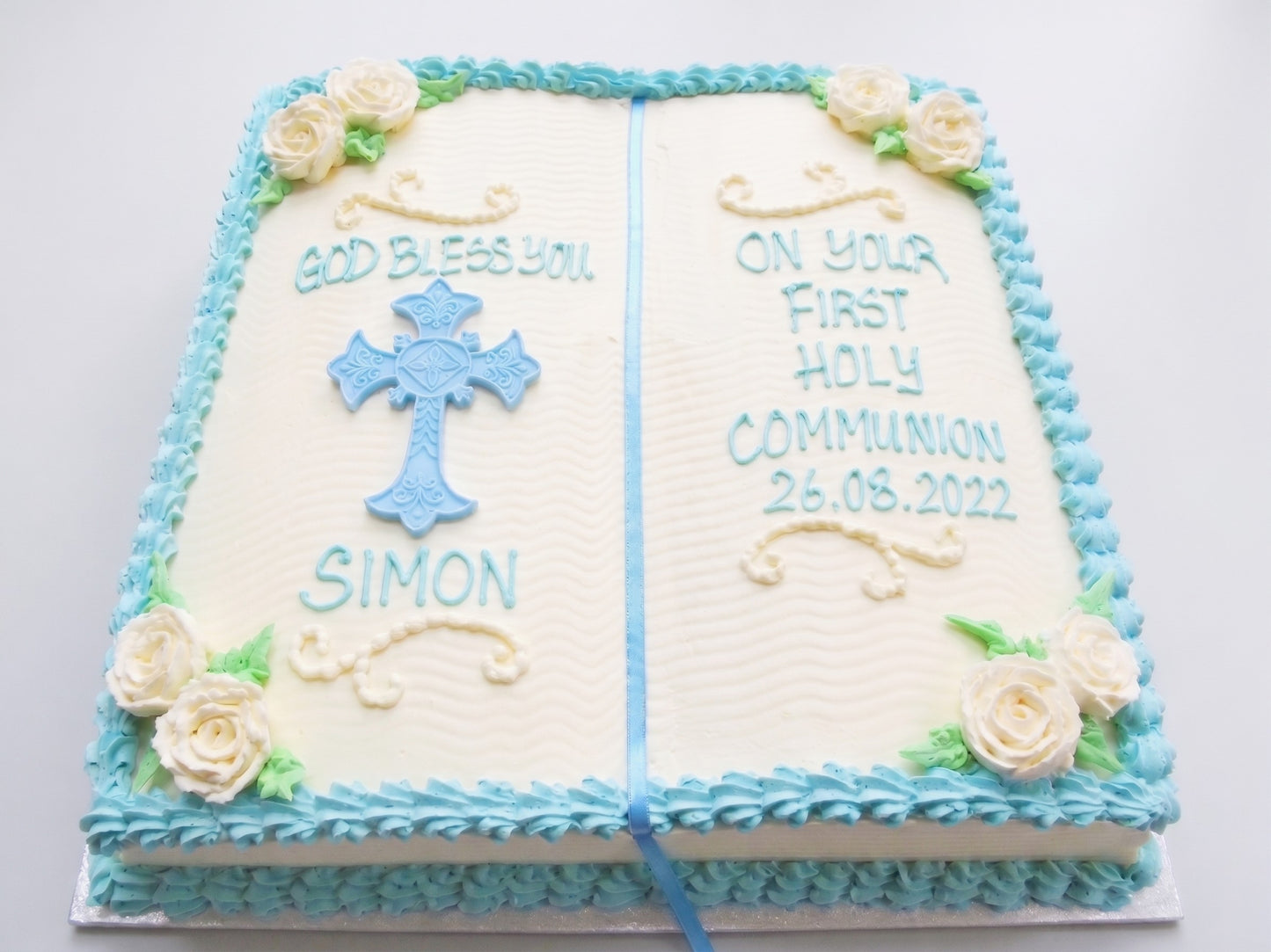 RE-107 Blue Bible Shaped Commonion #2