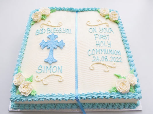 RE-107 Blue Bible Shaped Commonion #2