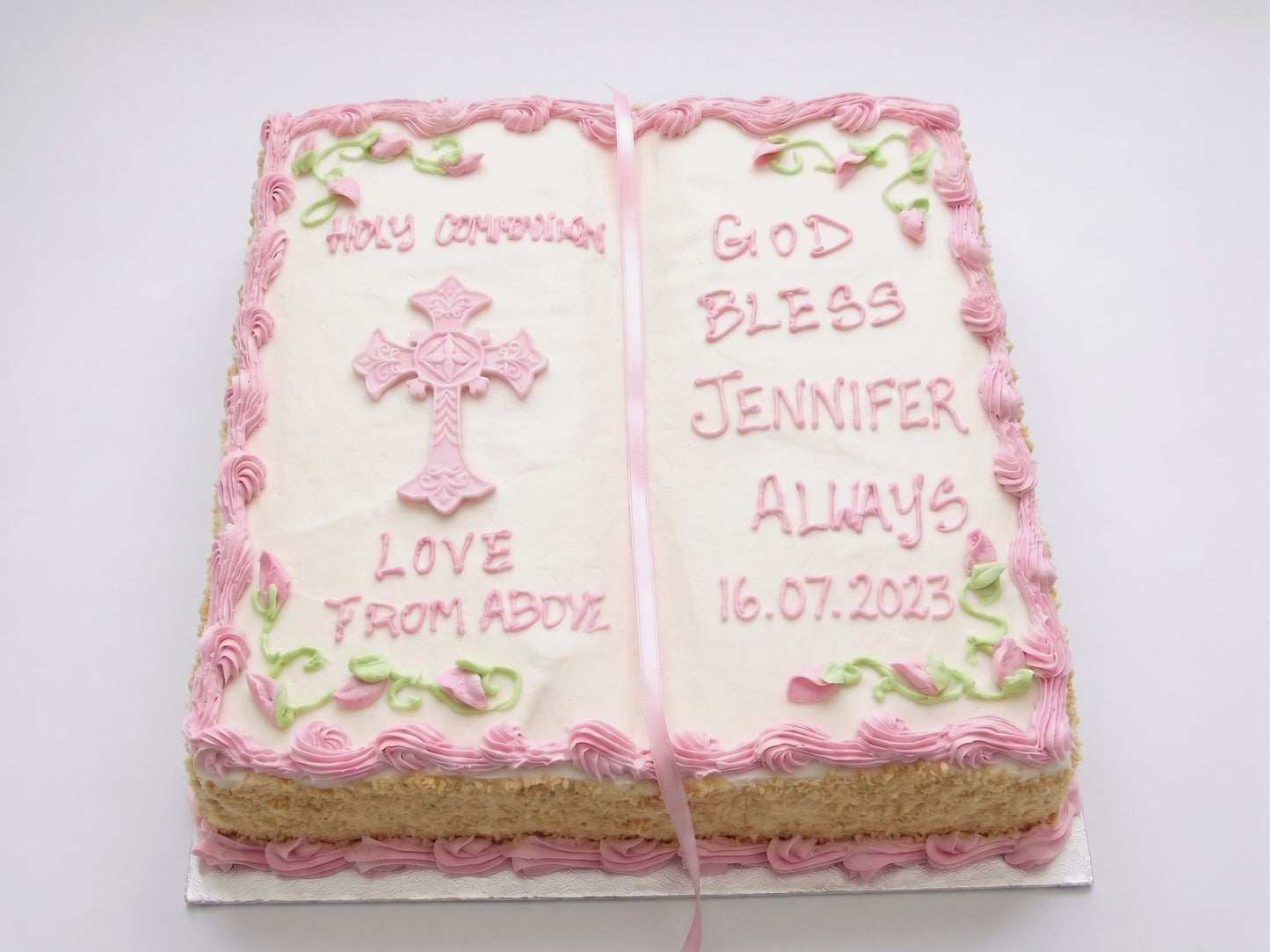 RE-116 Pink Bible Shaped   Communion #3