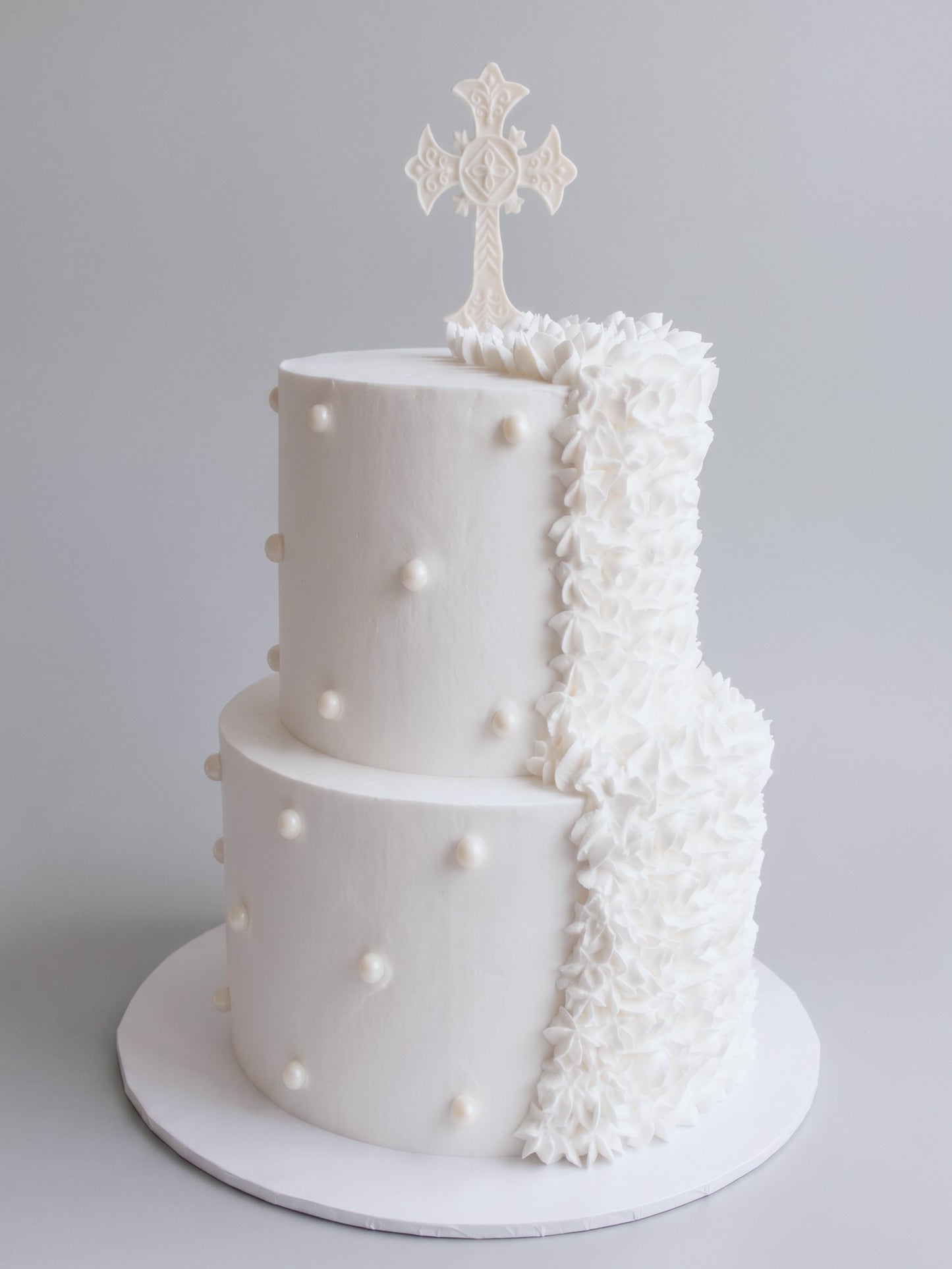 RE-352 2 Tier Double Height Pure White #2