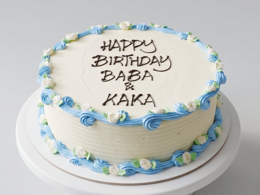 SD-029 Double Tiny Blue Rosy Borders