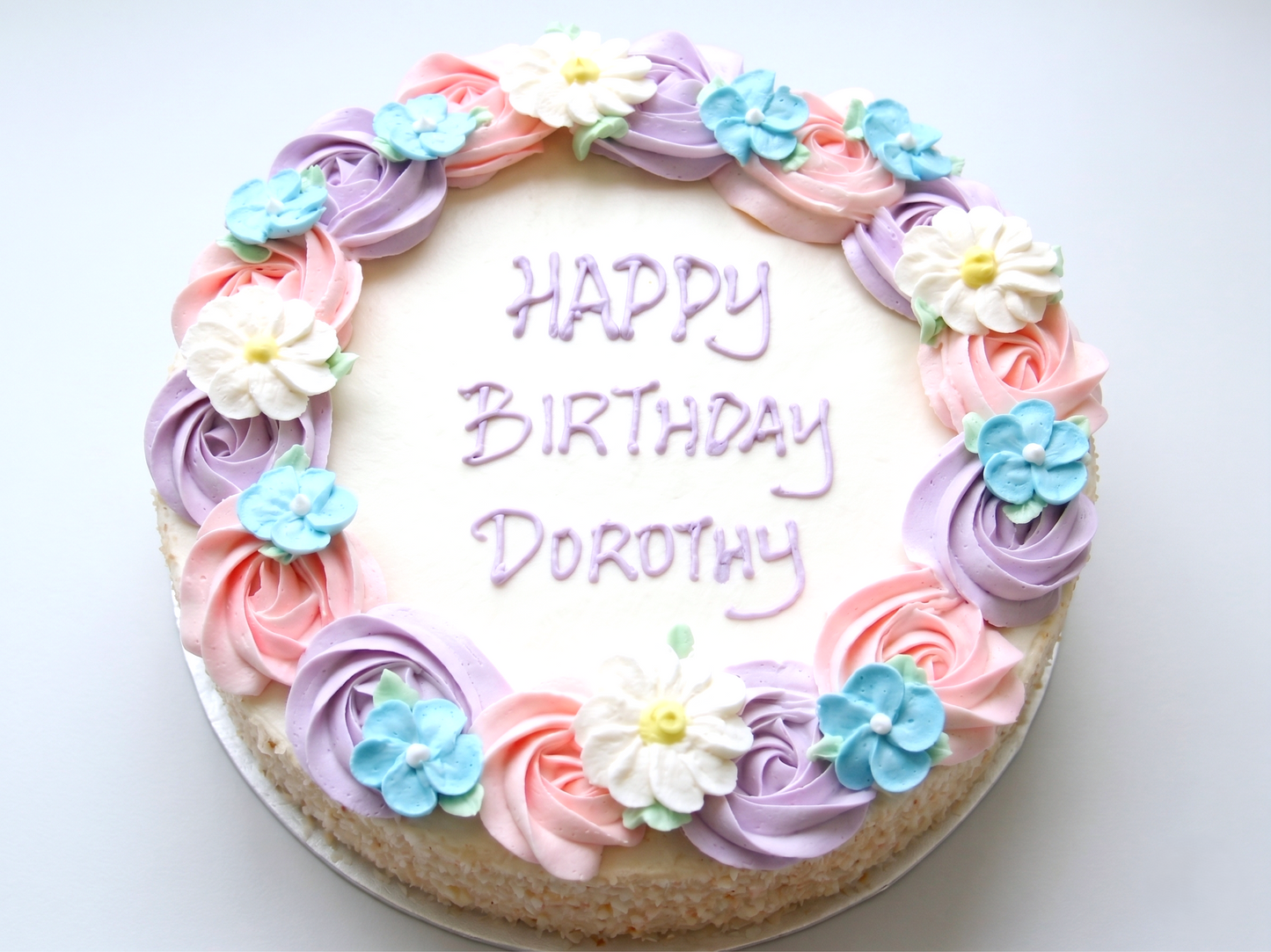 SD-052 Rosy Border with Daisies