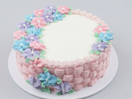 SD-076 Pink Flower Basket