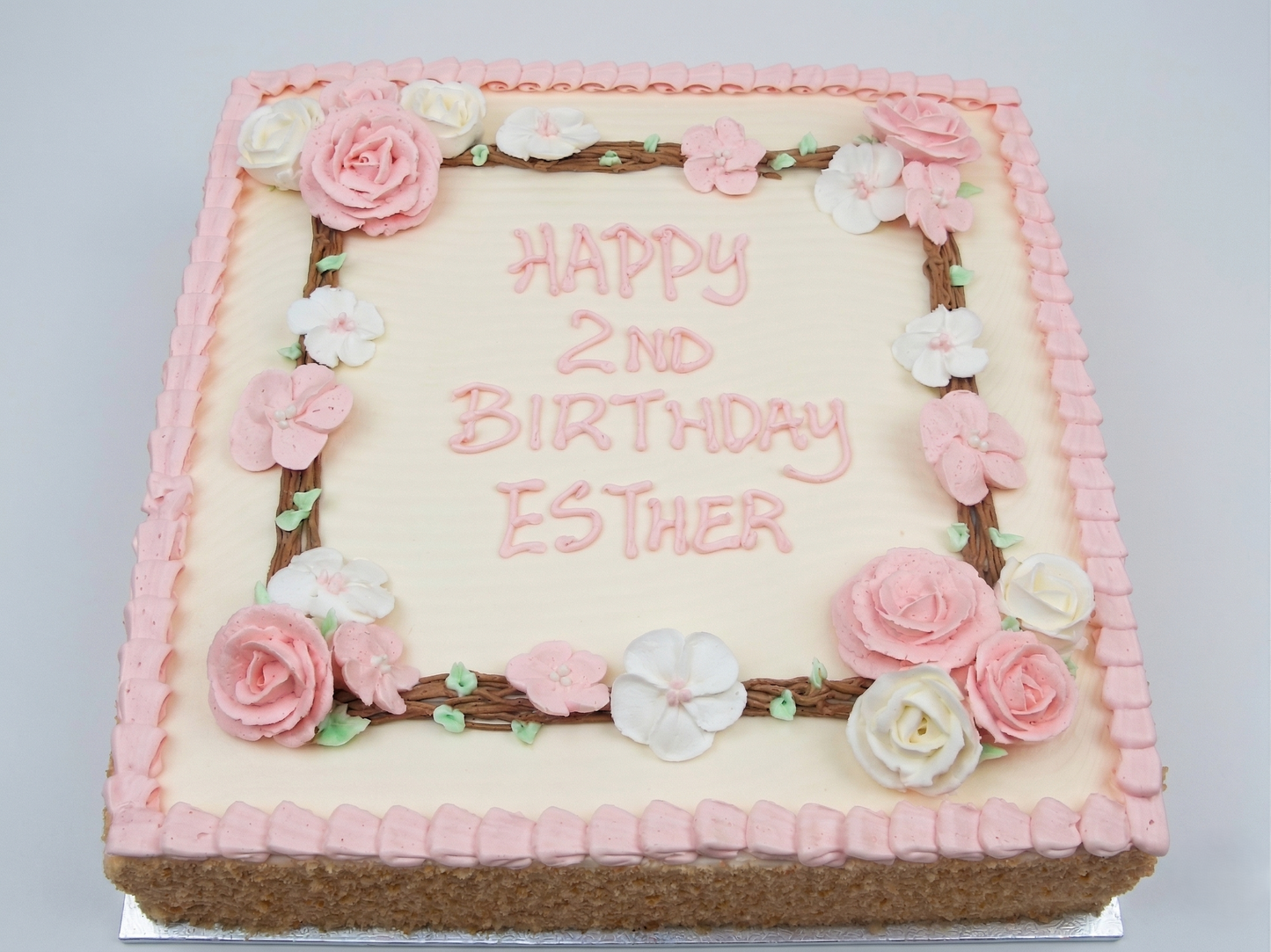 SD-220 Pink Flowers with Vines