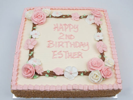 SD-220 Pink Flowers with Vines