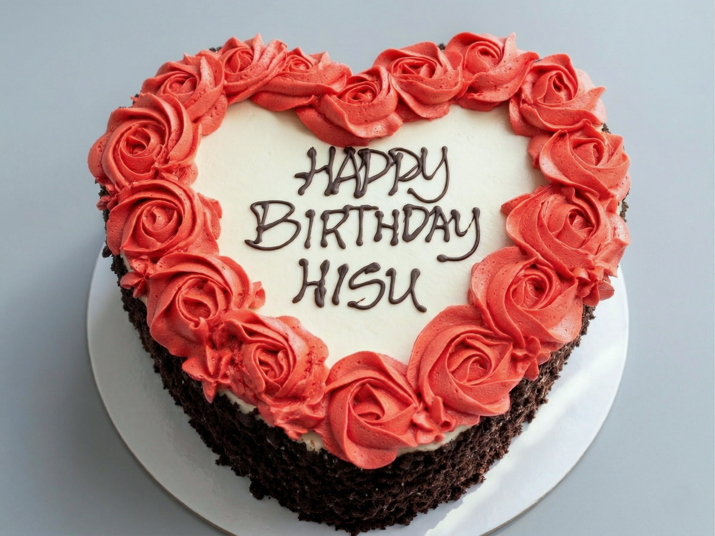 SD-310 Heart Shaped Red Rosy Border