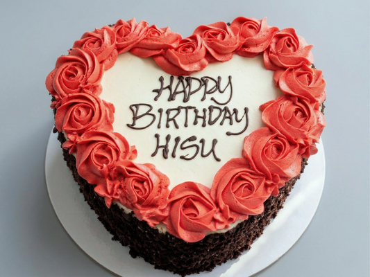 SD-310 Heart Shaped Red Rosy Border