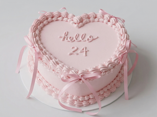 VI-103 Vintage Heart Shaped With Ribbon #1