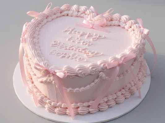 VI-120 Pink Heart Shaped with Ribbon #4