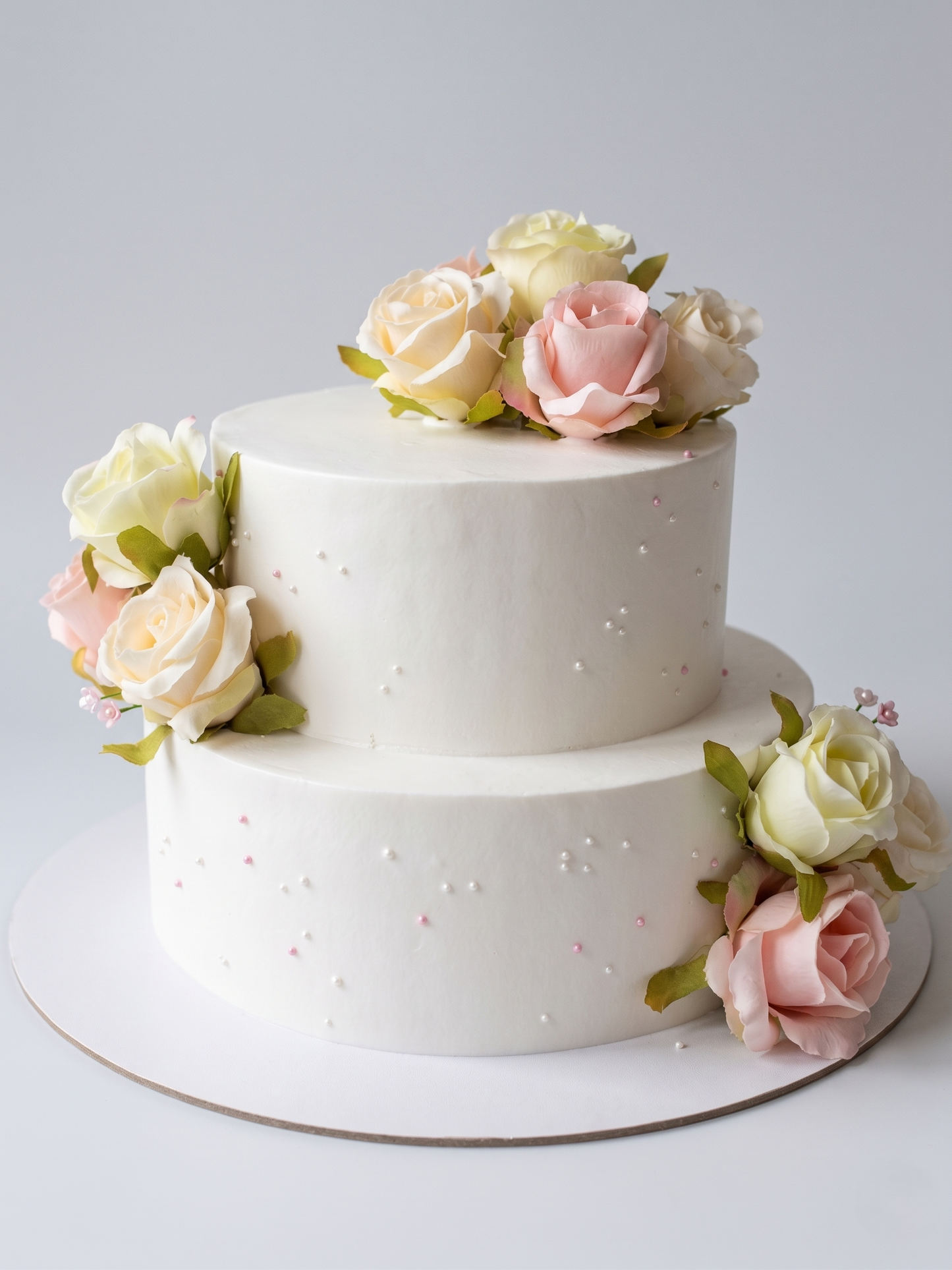 WC-104  Pink & White Roses