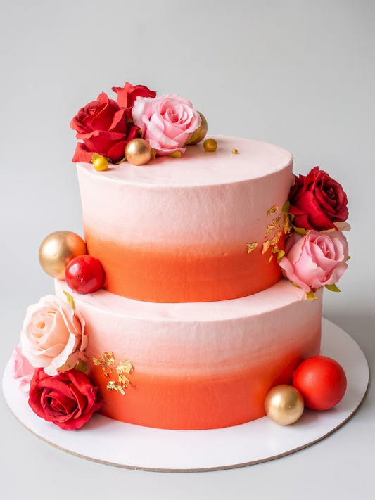 WC-112  Red & Pink Roses