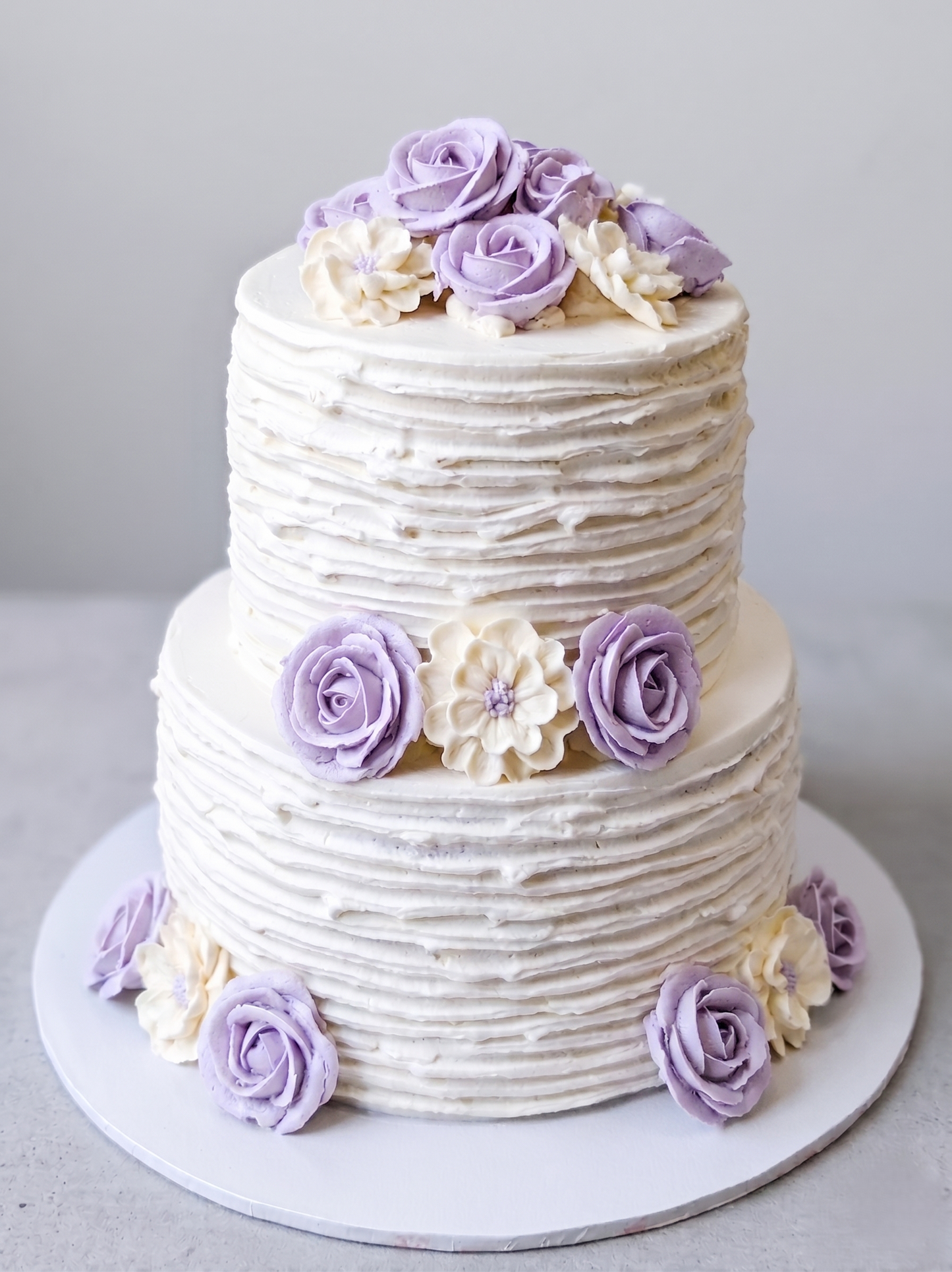 WC-210  2 Tier Double Height Floral #10 Cake